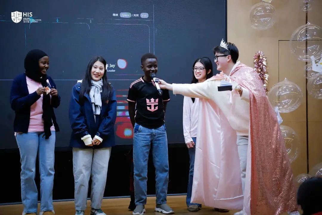 Pink and green LED stage background