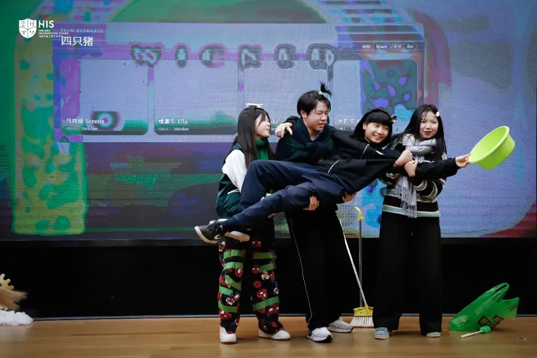 Green camp magical decoration