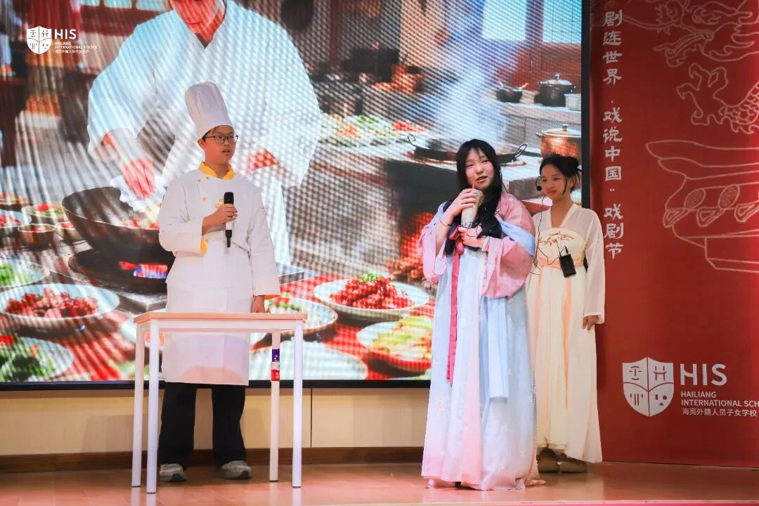 Students acting in The Takeout Incident in the Court